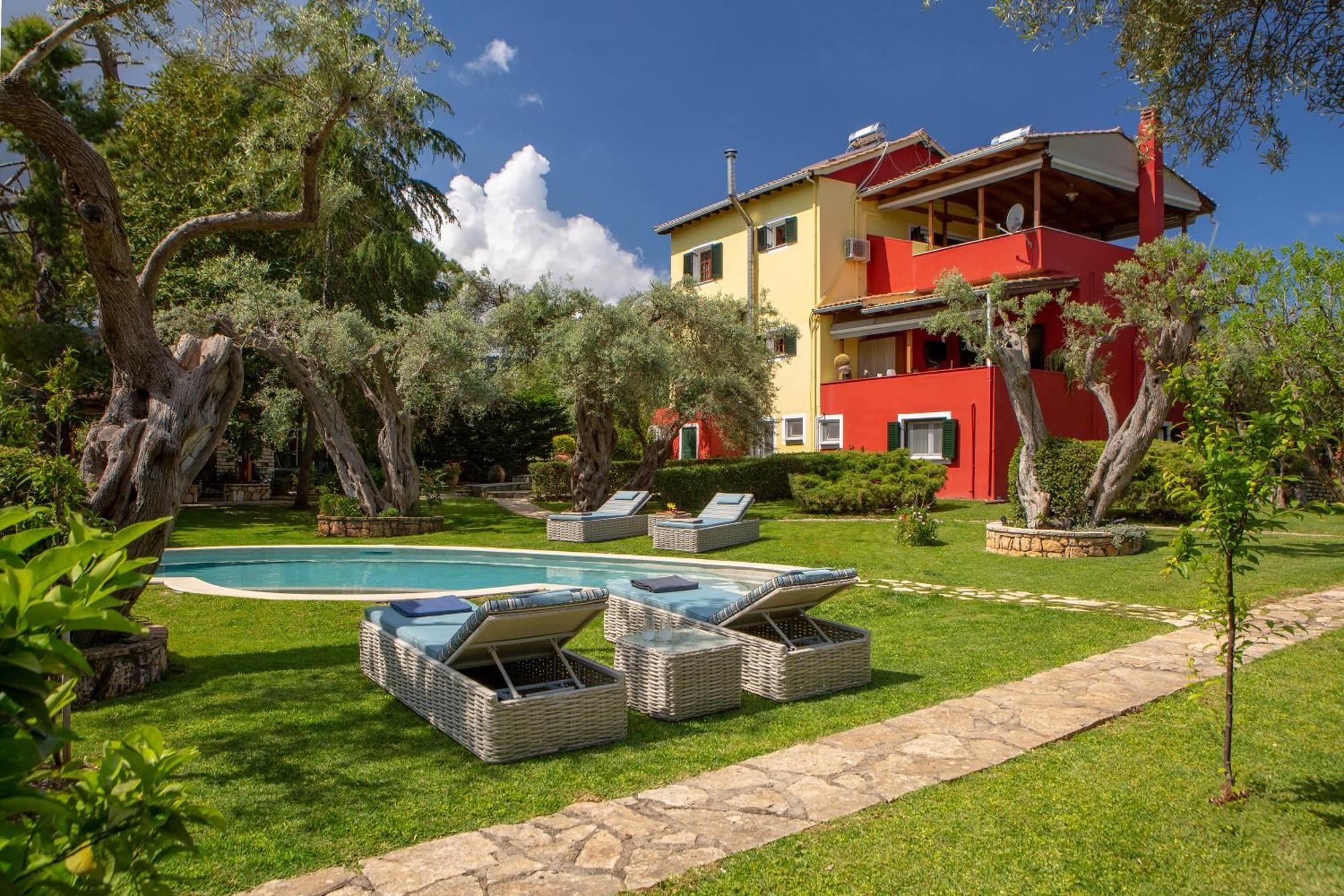 Poly'S Villa Lefkada Apolpaina Exterior photo